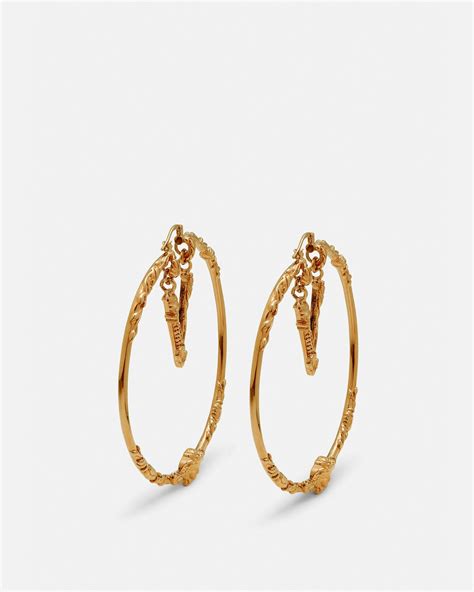 versace ohrringe creolen gold|Versace Earrings for Women .